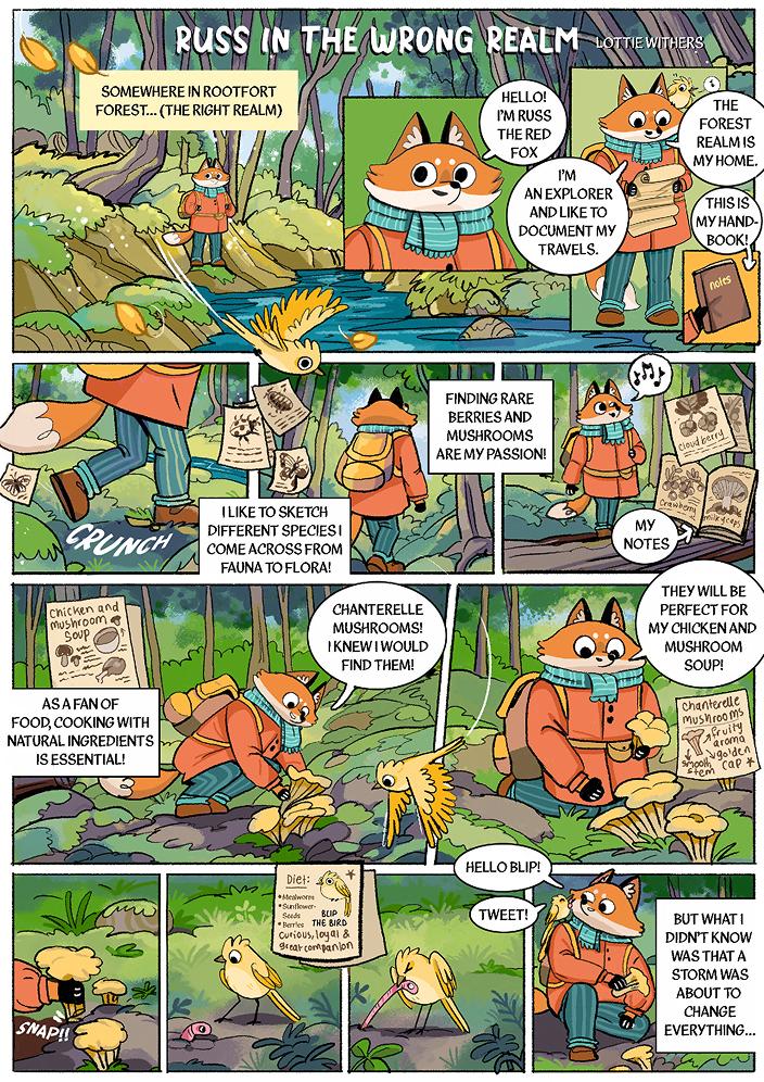 Russ the Fox Comic